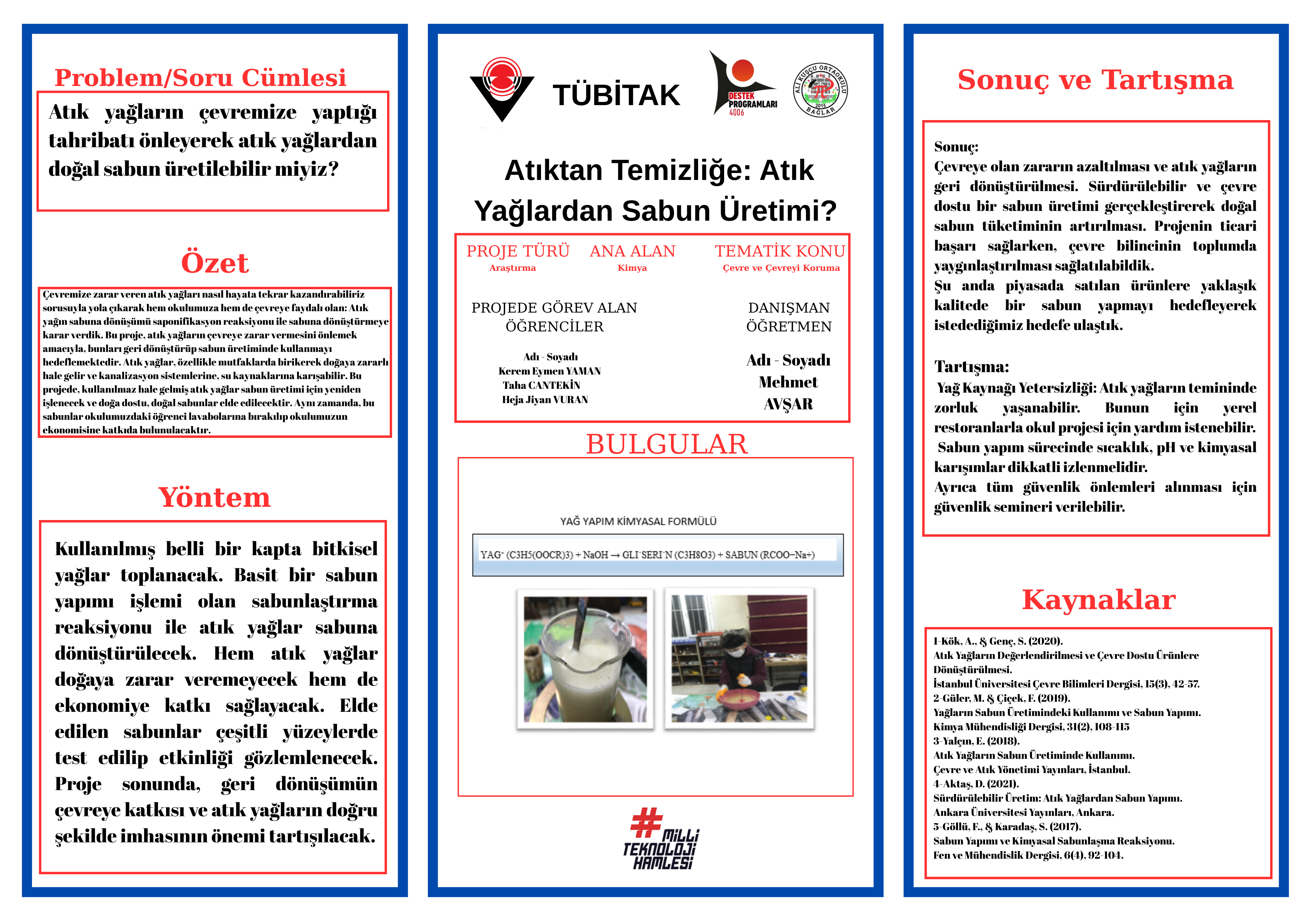 Ulusal/Uluslararası Projeler